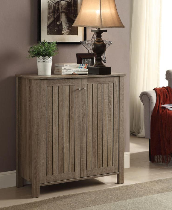 Marisa - 4-Shelf Shoe Cabinet - Dark Taupe Sacramento Furniture Store Furniture store in Sacramento