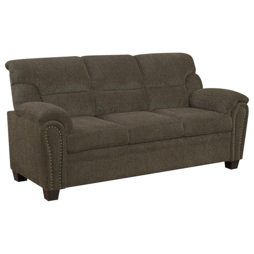 Clemintine - Upholstered Sofa with Nailhead Trim Sacramento Furniture Store Furniture store in Sacramento