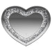 Aiko - Heart Shape Wall Mirror - Silver Sacramento Furniture Store Furniture store in Sacramento