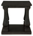 Wellturn - Black - Rectangular End Table Sacramento Furniture Store Furniture store in Sacramento