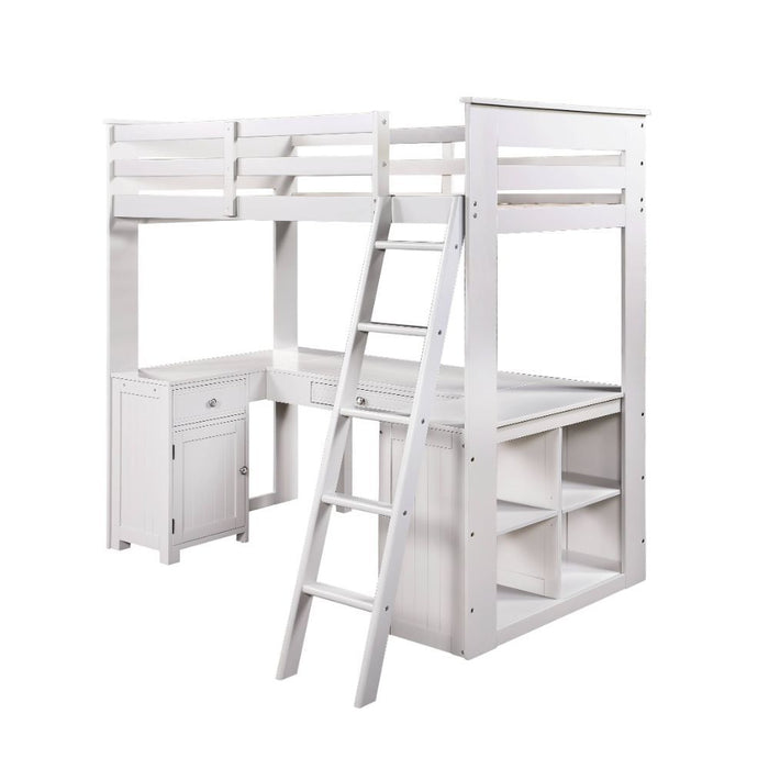 Ambar - Loft Bed - Light Gray Sacramento Furniture Store Furniture store in Sacramento