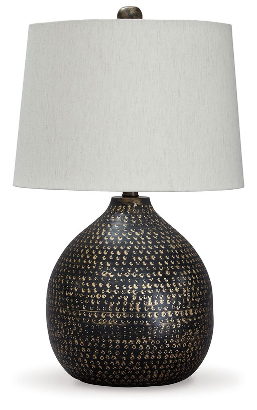 Maire - Black / Gold Finish - Metal Table Lamp Sacramento Furniture Store Furniture store in Sacramento