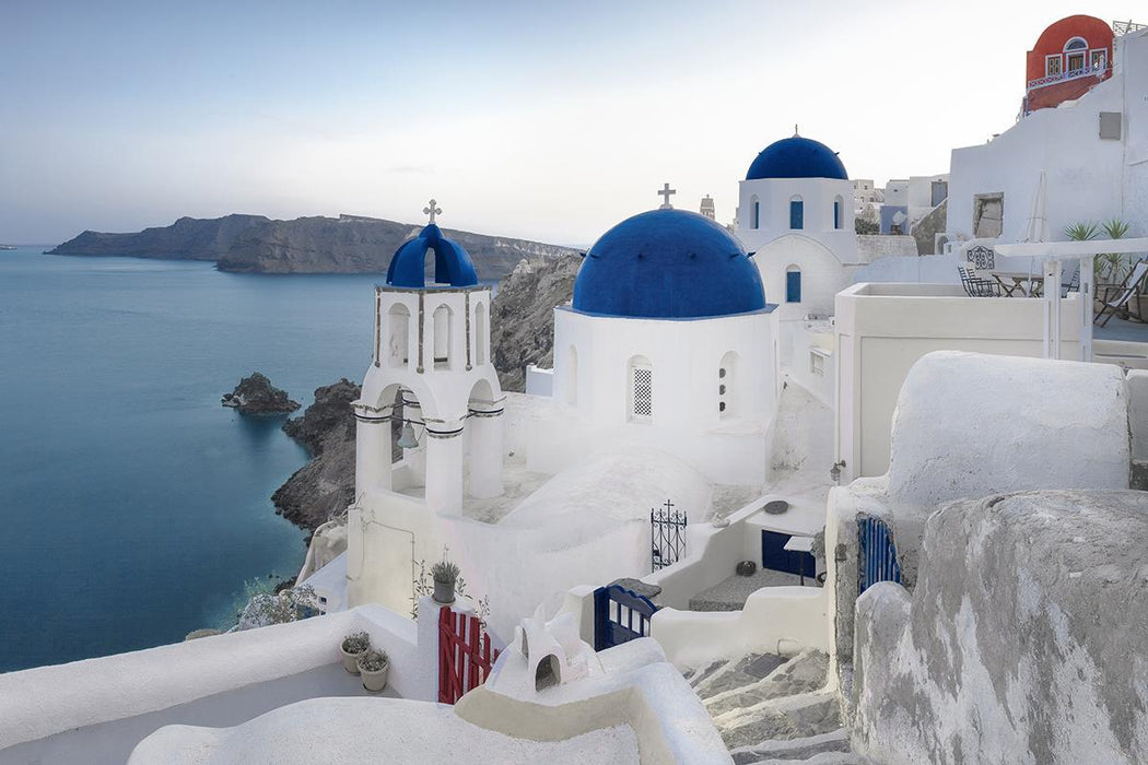 Santorini View By Danita Delimont - Blue