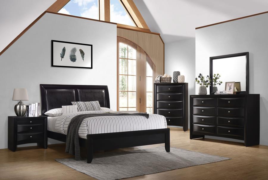 Briana - Rectangular 2-Drawer Nightstand - Black Sacramento Furniture Store Furniture store in Sacramento