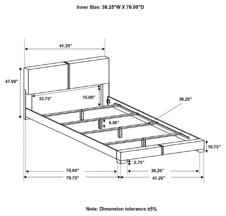 Conner - Upholstered Panel Bed Sacramento Furniture Store Furniture store in Sacramento