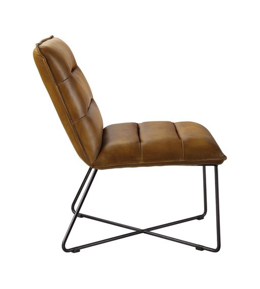Balrog - Accent Chair - Saddle Brown Top Grain Leather Sacramento Furniture Store Furniture store in Sacramento