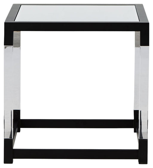 Nallynx - Metallic Gray - Square End Table Sacramento Furniture Store Furniture store in Sacramento