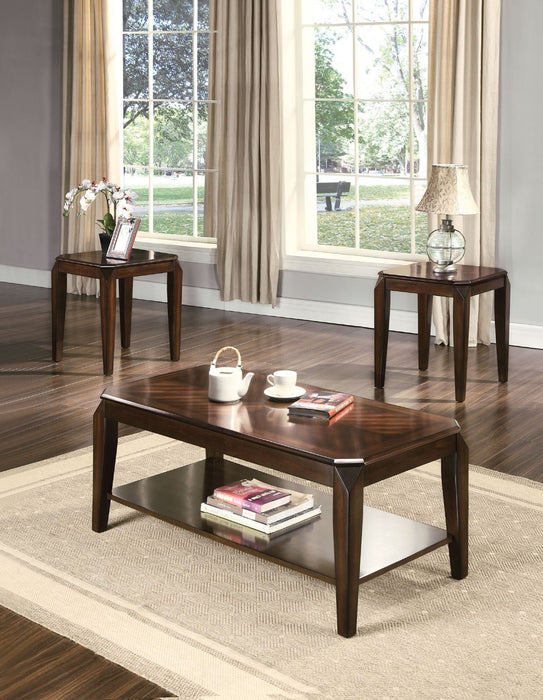 Docila - Coffee Table Set - Walnut - 19" Sacramento Furniture Store Furniture store in Sacramento