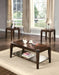 Docila - Coffee Table Set - Walnut - 19" Sacramento Furniture Store Furniture store in Sacramento