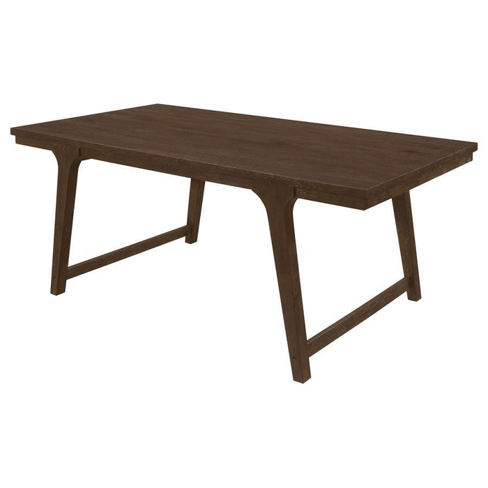 Reynolds - Rectangular Dining Table - Brown Oak Sacramento Furniture Store Furniture store in Sacramento