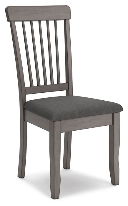 Shullden - Gray - Dining Room Side Chair (Set of 2) Sacramento Furniture Store Furniture store in Sacramento