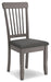 Shullden - Gray - Dining Room Side Chair (Set of 2) Sacramento Furniture Store Furniture store in Sacramento