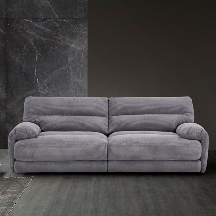 Cadenza - Loveseat - Gray Corduroy