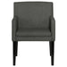 Catherine - Upholstered Dining Arm Chair (Set of 2) - Charcoal Gray And Black Sacramento Furniture Store Furniture store in Sacramento