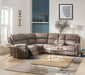 Olwen - Sectional Sofa - Mocha Nubuck Sacramento Furniture Store Furniture store in Sacramento