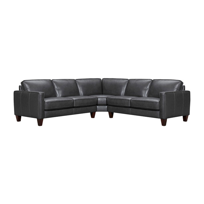 Summit - 3 Piece Leather Sectional Sofa