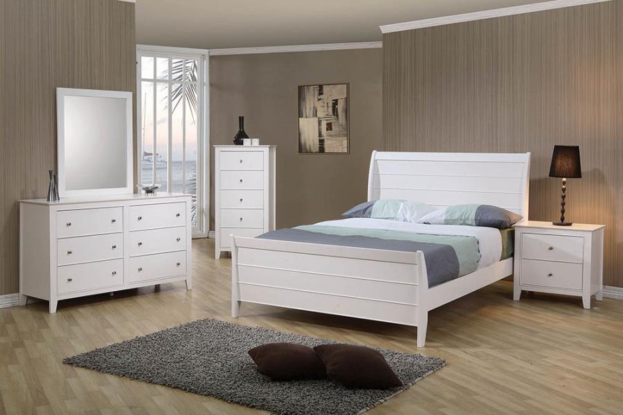 Selena - Sleigh Platform Bed Sacramento Furniture Store Furniture store in Sacramento