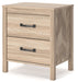 Battelle - Tan - Two Drawer Night Stand Sacramento Furniture Store Furniture store in Sacramento