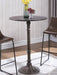 Oswego - Round Bar Table - Dark Russet And Antique Bronze Sacramento Furniture Store Furniture store in Sacramento