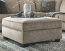 Bovarian - Stone - Ottoman With Storage Sacramento Furniture Store Furniture store in Sacramento