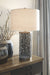 Dayo - Gray / Gold Finish - Metal Table Lamp Sacramento Furniture Store Furniture store in Sacramento