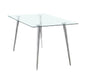 Gilman - Rectangle Glass Top Dining Table Sacramento Furniture Store Furniture store in Sacramento