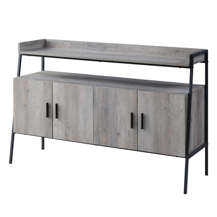 Samiya - TV Stand - Gray Oak & Black Finish Sacramento Furniture Store Furniture store in Sacramento