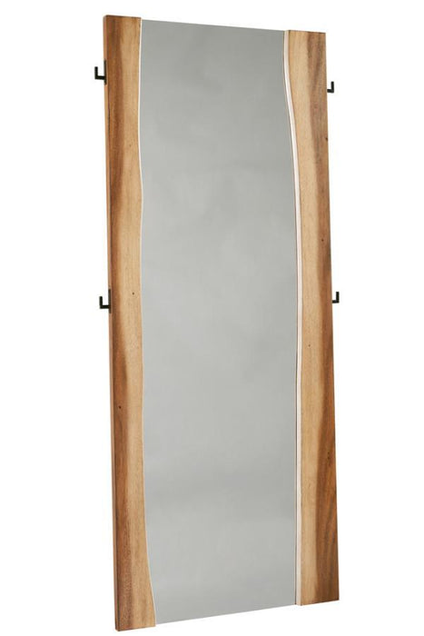 Winslow - Standing Mirror - Smokey Walnut And Coffee Bean Sacramento Furniture Store Furniture store in Sacramento