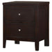 Carlton - 2-Drawer Rectangular Nightstand - Cappuccino Sacramento Furniture Store Furniture store in Sacramento