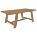 Sharon - Rectangular Trestle Base Dining Table - Blue And Brown Sacramento Furniture Store Furniture store in Sacramento