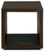 Hensington - Brown / Black - Square End Table Sacramento Furniture Store Furniture store in Sacramento