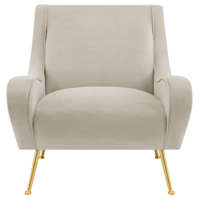 Ricci - Upholstered Saddle Arms Accent Chair Sacramento Furniture Store Furniture store in Sacramento