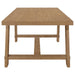 Sharon - Rectangular Trestle Base Dining Table - Blue And Brown Sacramento Furniture Store Furniture store in Sacramento