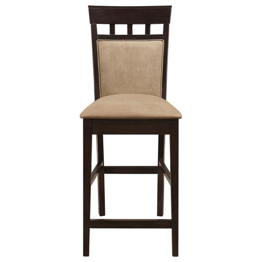 Gabriel - Upholstered Counter Height Stools (Set of 2) - Cappuccino And Beige Sacramento Furniture Store Furniture store in Sacramento