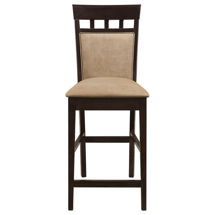 Gabriel - Upholstered Counter Height Stools (Set of 2) - Cappuccino And Beige Sacramento Furniture Store Furniture store in Sacramento