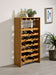 Hanzi - Wine Cabinet - Oak Finish Sacramento Furniture Store Furniture store in Sacramento