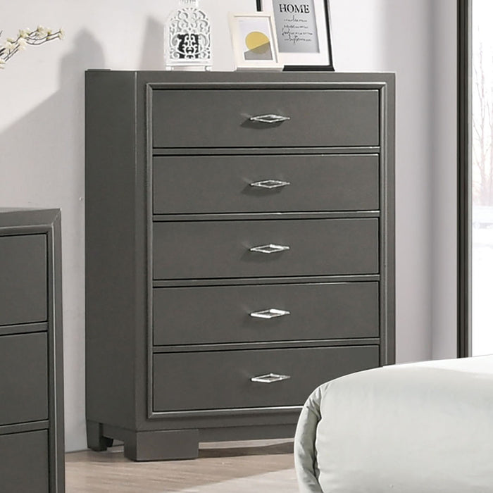 Alison - Chest - Dark Gray Sacramento Furniture Store Furniture store in Sacramento