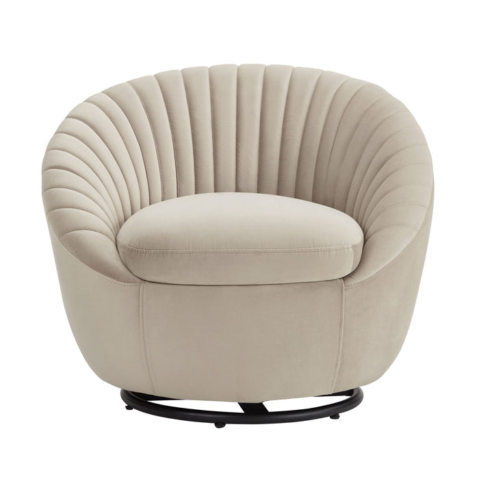 Bella - Velvet Swivel Accent Chair