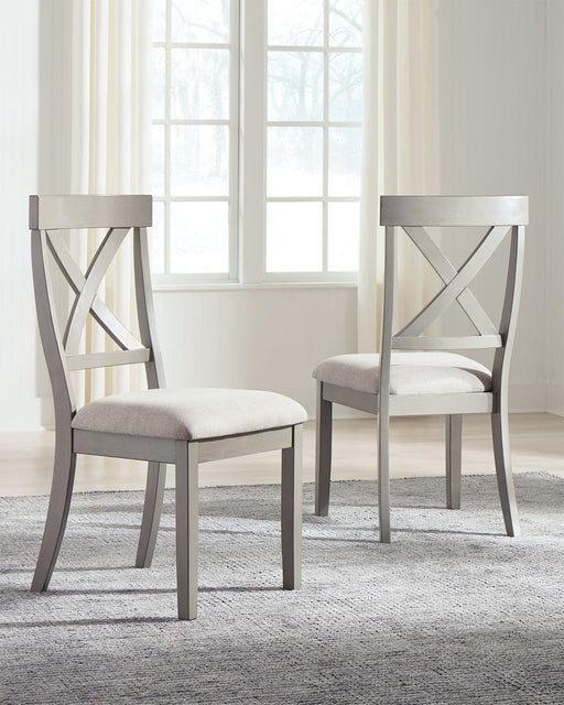 Parellen - Gray - Dining Uph Side Chair (Set of 2) Sacramento Furniture Store Furniture store in Sacramento