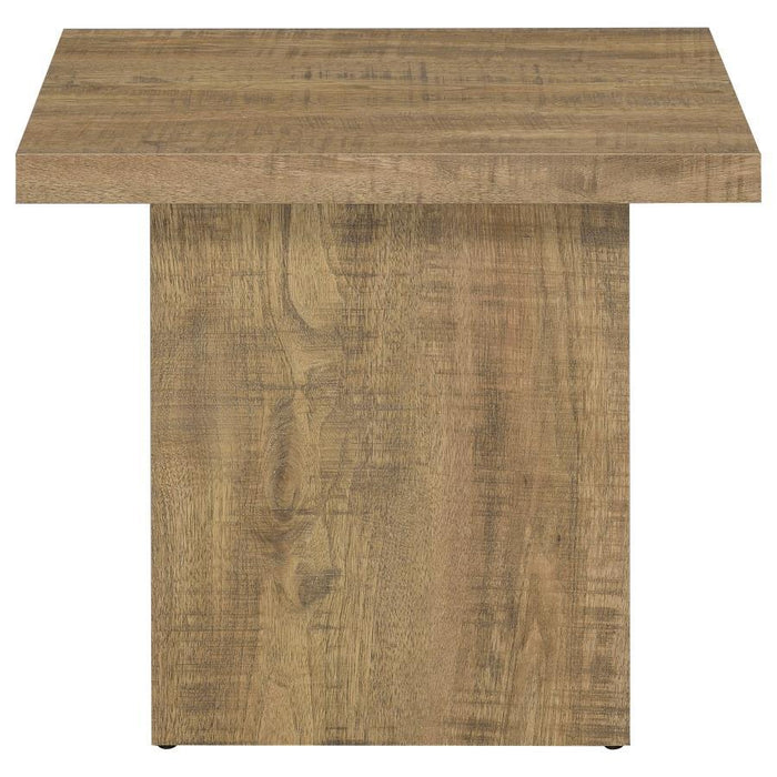 Devar - Square Engineered Wood End Table - Mango Sacramento Furniture Store Furniture store in Sacramento