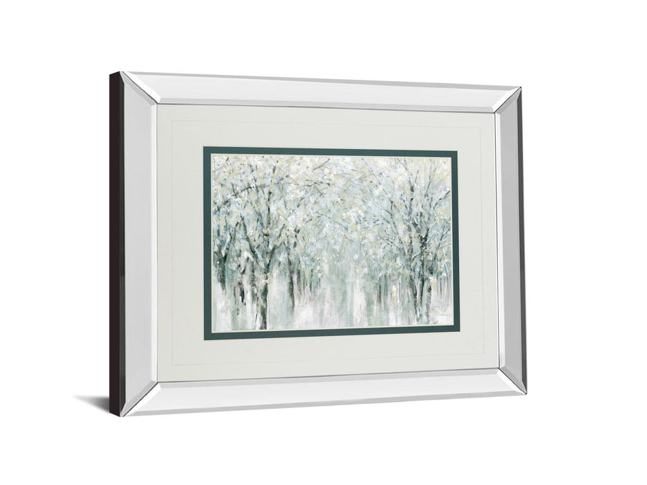 Winter Mist By Carol Robinson - Mirror Framed Print Wall Art - White