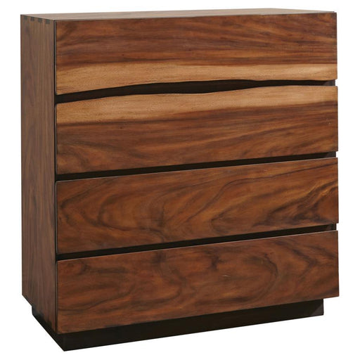 Winslow - 4-Drawer Chest - Smokey Walnut And Coffee Bean Sacramento Furniture Store Furniture store in Sacramento