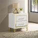 Lucia - 2-Drawer Nightstand - White Sacramento Furniture Store Furniture store in Sacramento