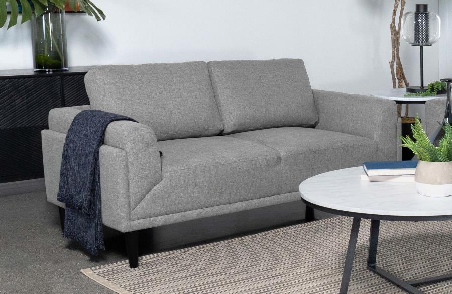 Rilynn - Upholstered Track Arm Loveseat