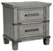 Russelyn - Gray - Two Drawer Night Stand Sacramento Furniture Store Furniture store in Sacramento