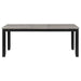 Elodie - Rectangular Dining Table With Extension Leaf - Gray And Black Sacramento Furniture Store Furniture store in Sacramento