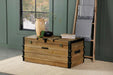 Simmons - Rectangular Storage Trunk - Natural And Black Sacramento Furniture Store Furniture store in Sacramento