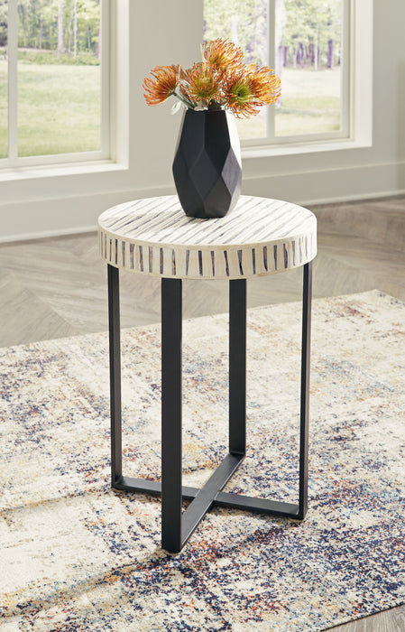 Crewridge - Black / Cream - Accent Table Sacramento Furniture Store Furniture store in Sacramento