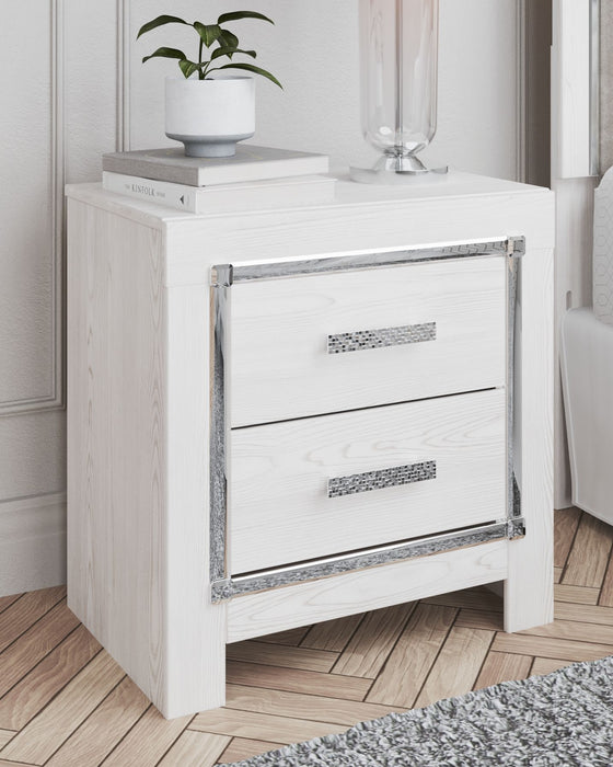 Altyra - White - Two Drawer Night Stand Sacramento Furniture Store Furniture store in Sacramento