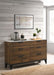 Mays - 6-Drawer Dresser With Faux Marble Top - Walnut Brown Sacramento Furniture Store Furniture store in Sacramento